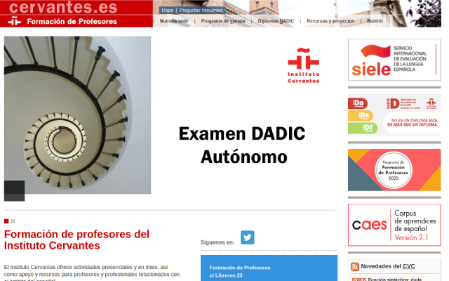 Portal de formación de profesores